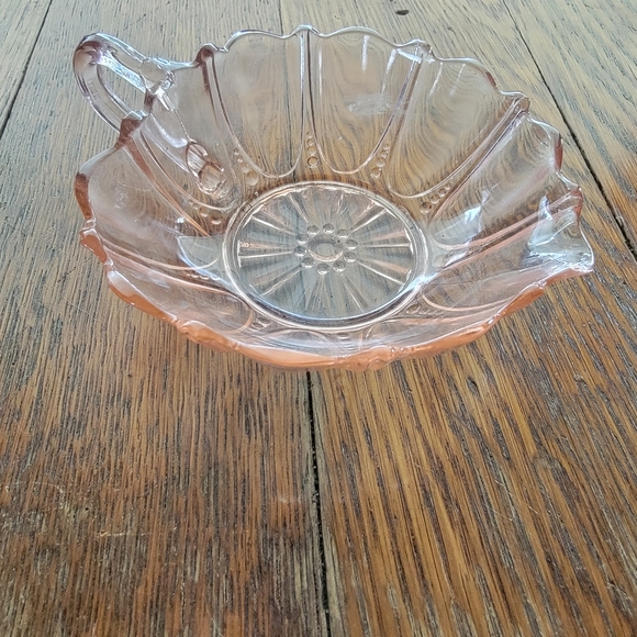 Anchor Hocking Pink Glass Candy Dish - Picture 3 of 5